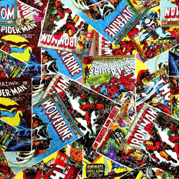 Marvel Comic Book 100% Cotton